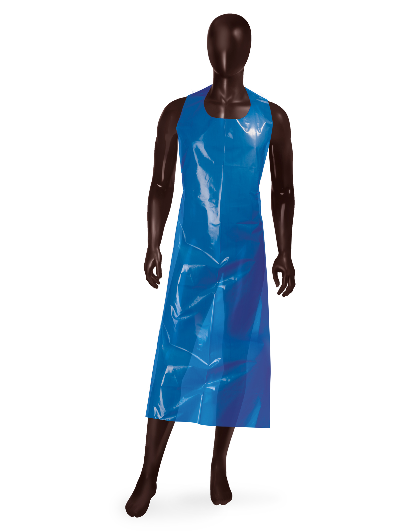 AJSIA APRON LONGER LDPE KECELJA PLAVA-MEGA SOLUTION